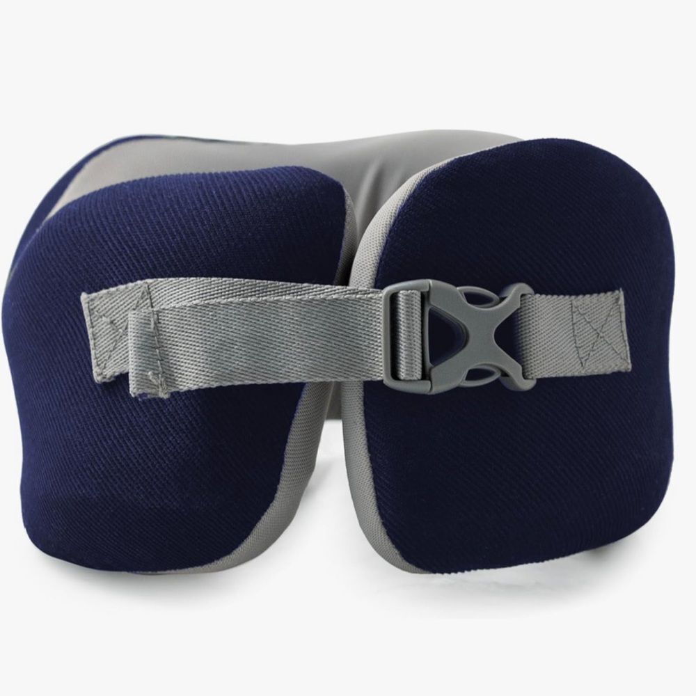 Travelon SLIM TRAVEL PILLOW for luxury comfort & support blue Slim Travel Pillow